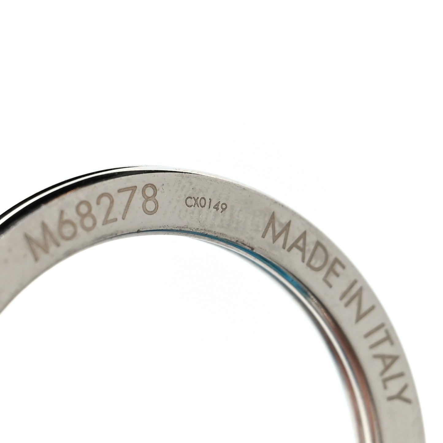 Palladium Rope Bag Charm Key Holder Turquoise