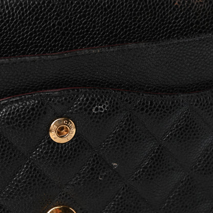 Chanel Caviar Quilted Medium Double Flap Black 5 of 5