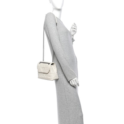 Prada Nappa Triangle Stitched Small Spectrum Bag White 2 of 16