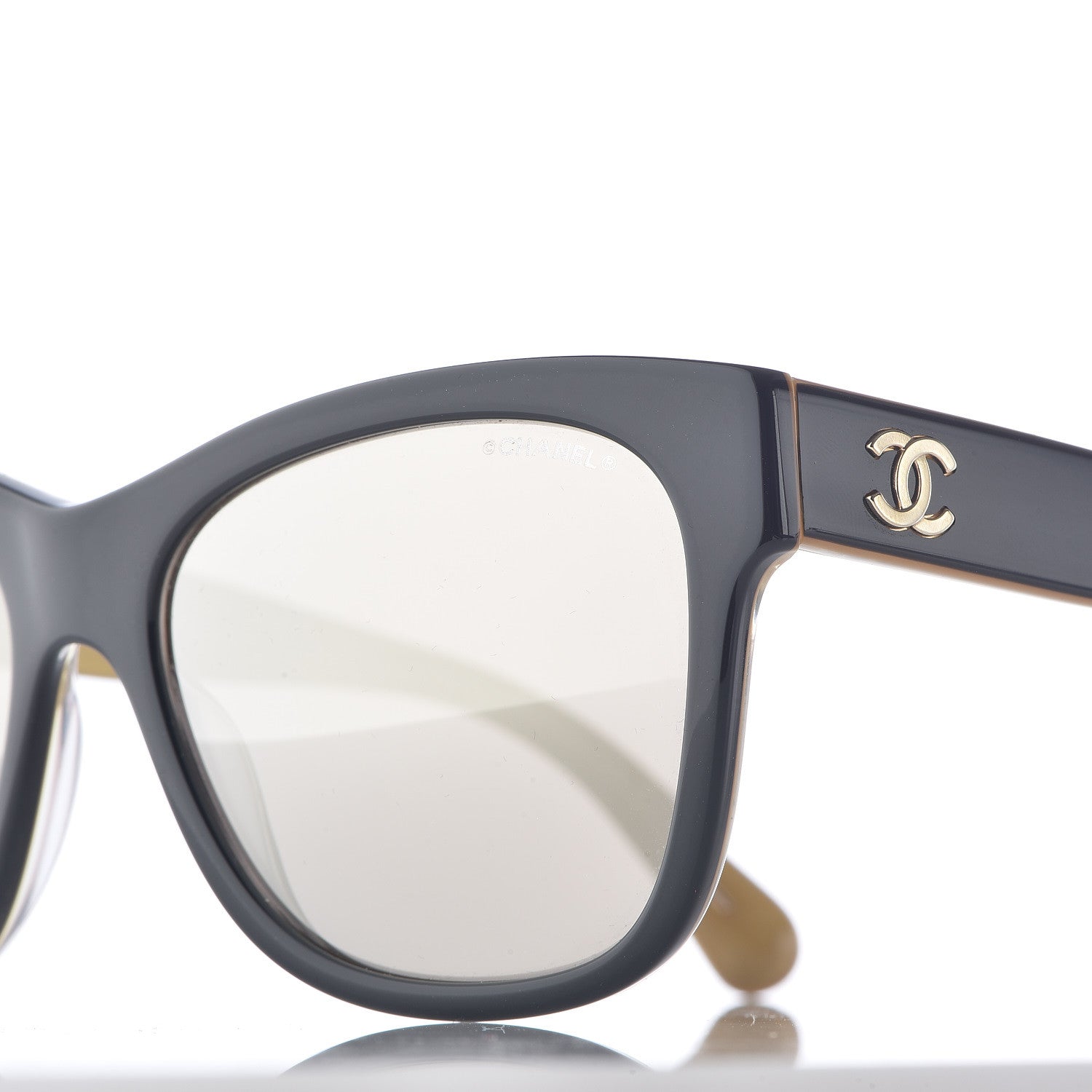 Chanel Polarized Square CC Sunglasses 5380 Black 8 of 10
