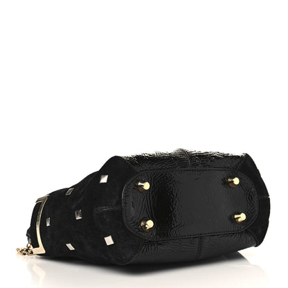 Jimmy Choo Crinkled Patent Small Anabel Crossbody Black 3 of 5