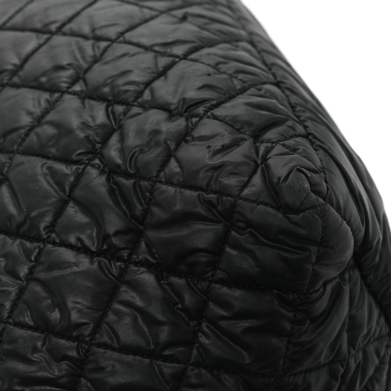 Chanel Nylon Quilted Large Coco Cocoon Tote Black 14 of 14