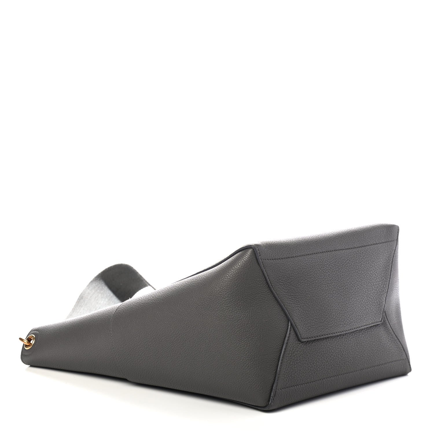 Celine Soft Grained Calfskin Sangle Bucket Bag Kohl 3 of 4