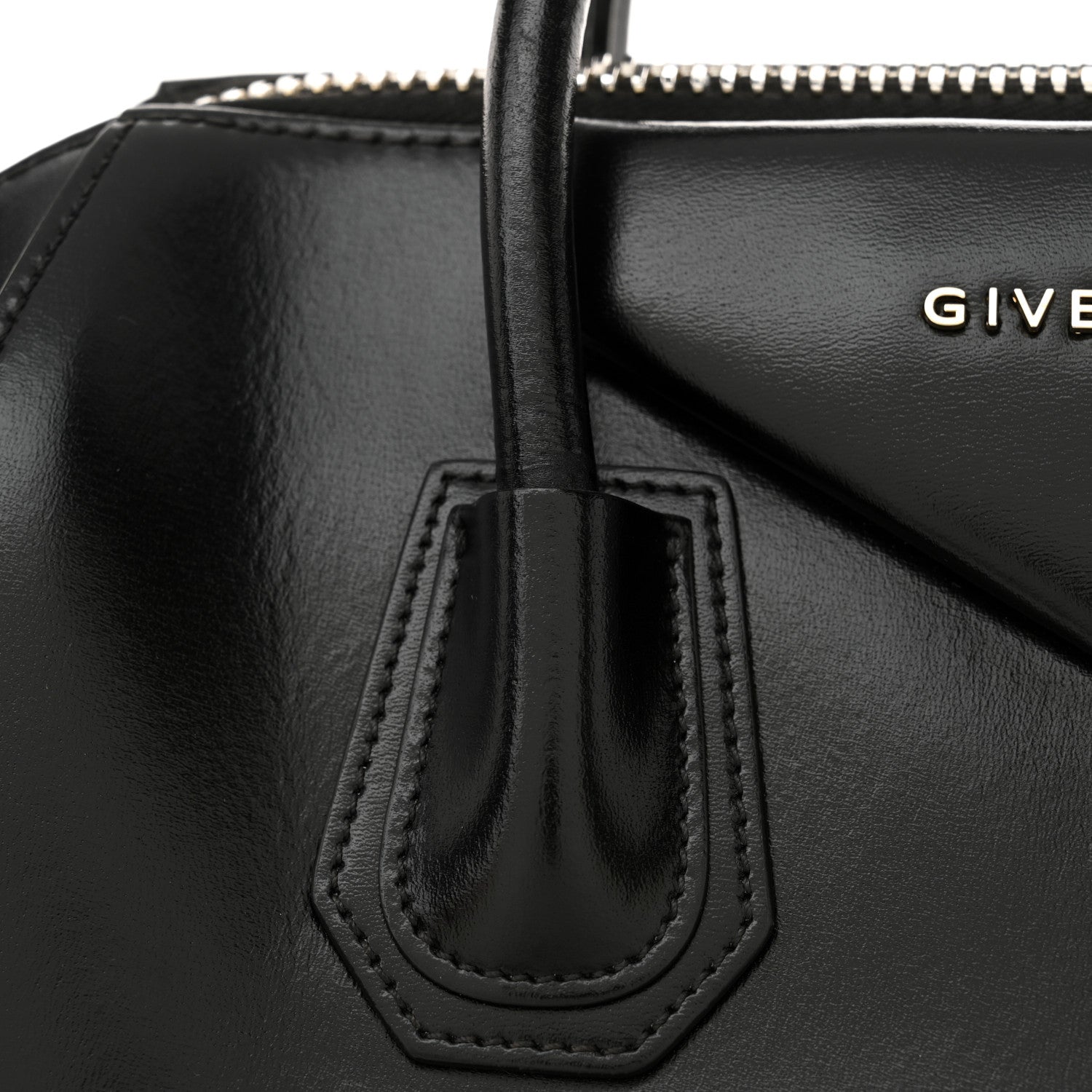 Givenchy Shiny Lord Calfskin Medium Antigona Black 12 of 14