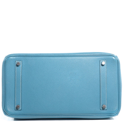 Hermes Togo Birkin 35 Blue Jean 22 of 23