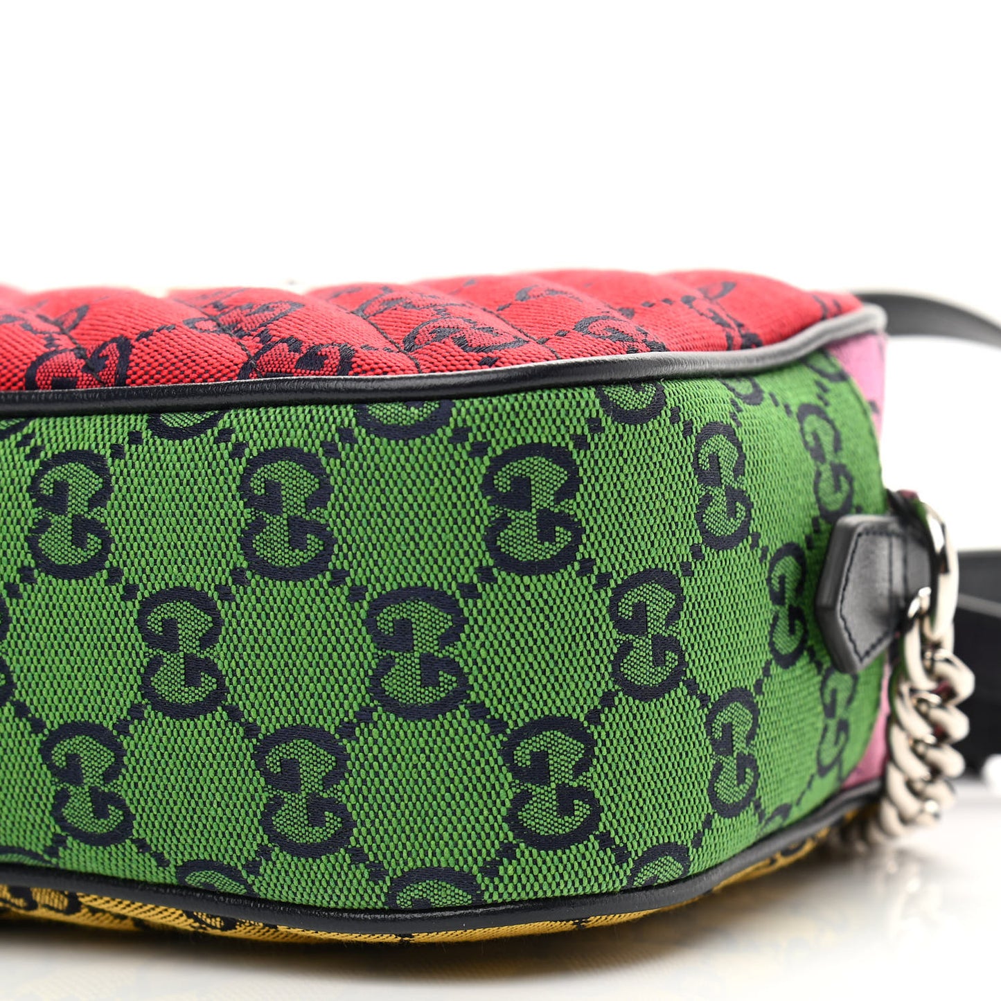 Monogram Multicolor Matelasse Diagonal Small GG Marmont Chain Shoulder Bag Red Blue Yellow Green Pink