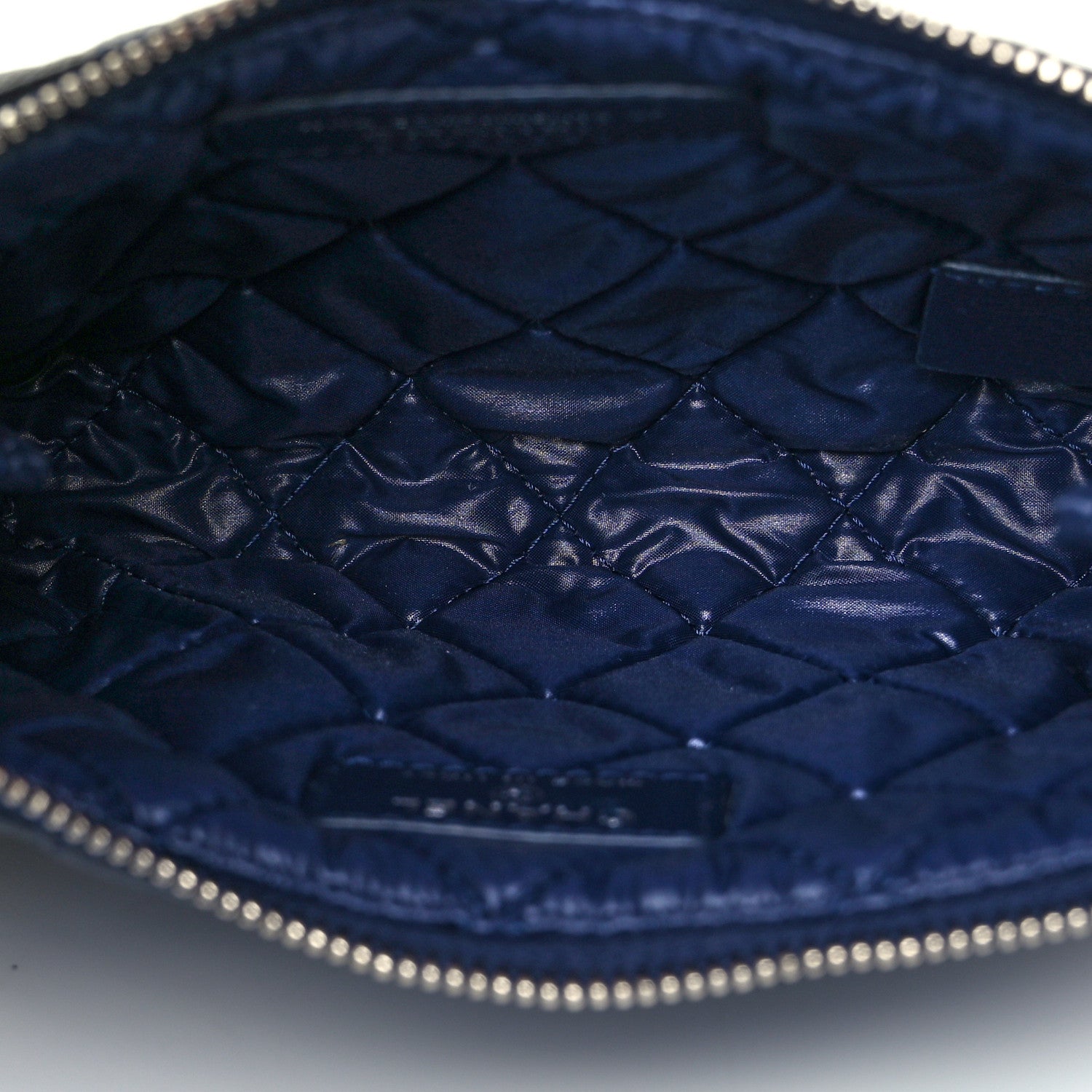 Chanel Caviar Quilted Small Pouch Navy 5 of 10