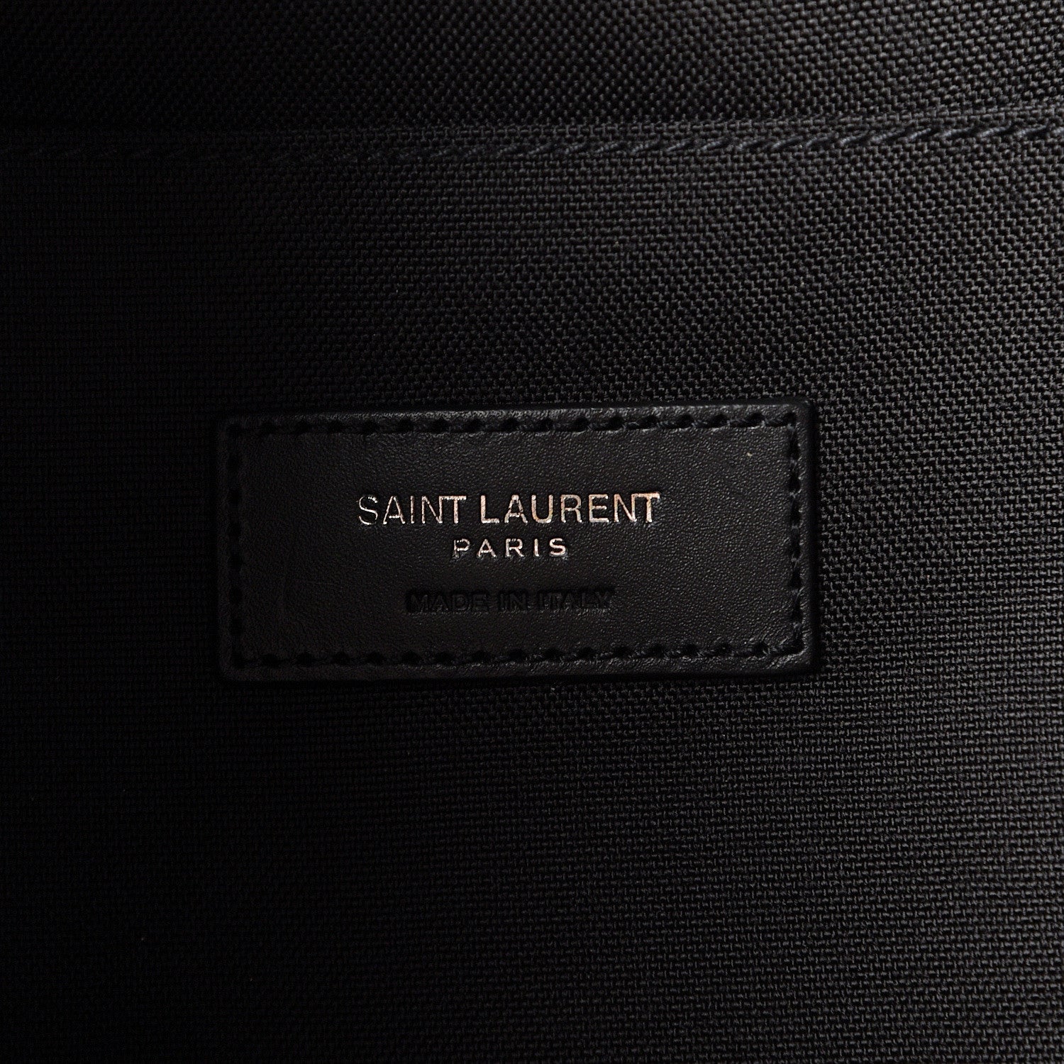 Saint Laurent Canvas Multi Patch Backpack Black 5 of 11