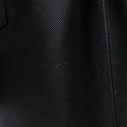 Prada Saffiano Cuir Small Double Bag Black 32 of 34
