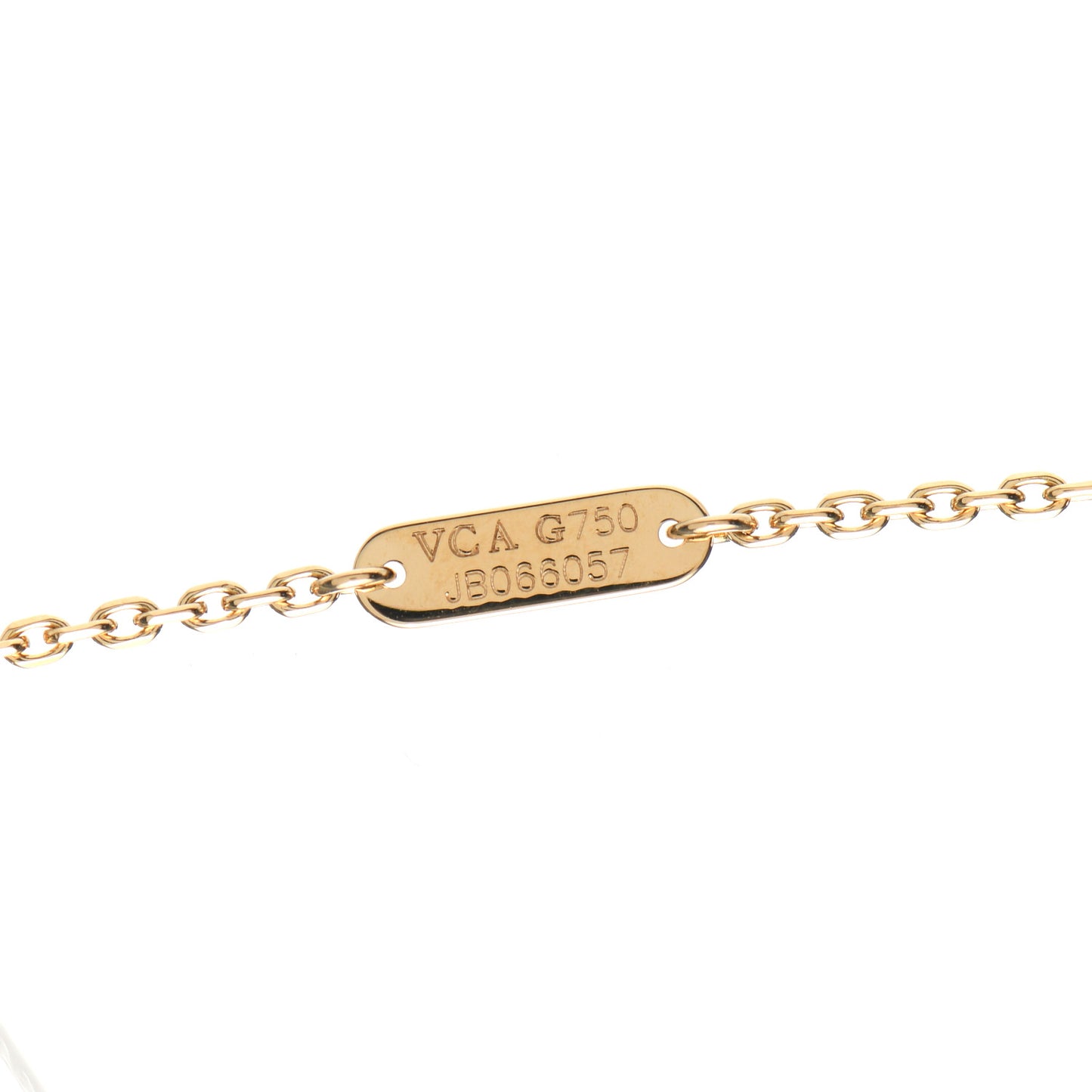 18K Yellow Gold Diamond Lapis Lazuli Vintage Alhambra Pendant Necklace