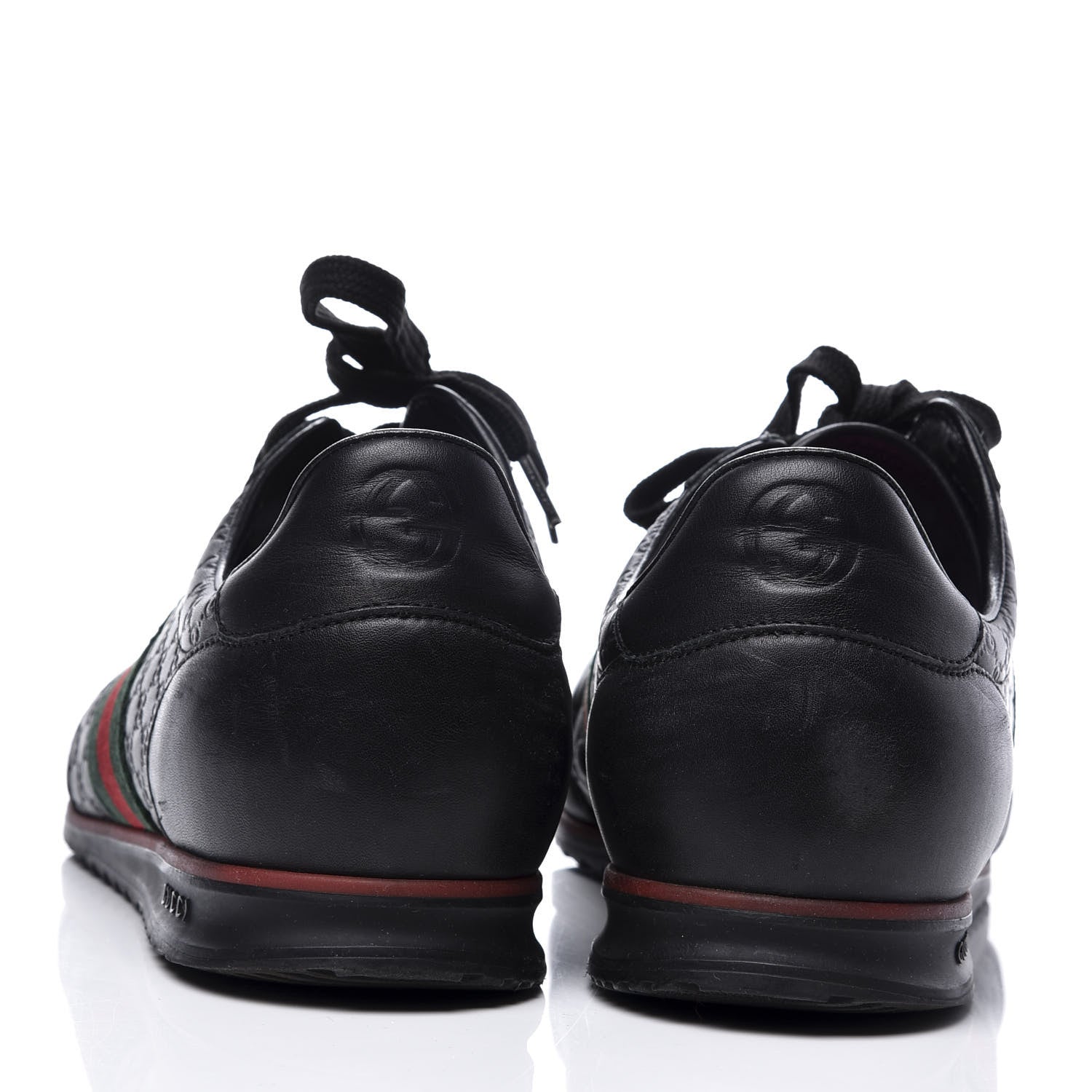 Gucci Guccissima Web Sneakers 9 Black 7 of 10
