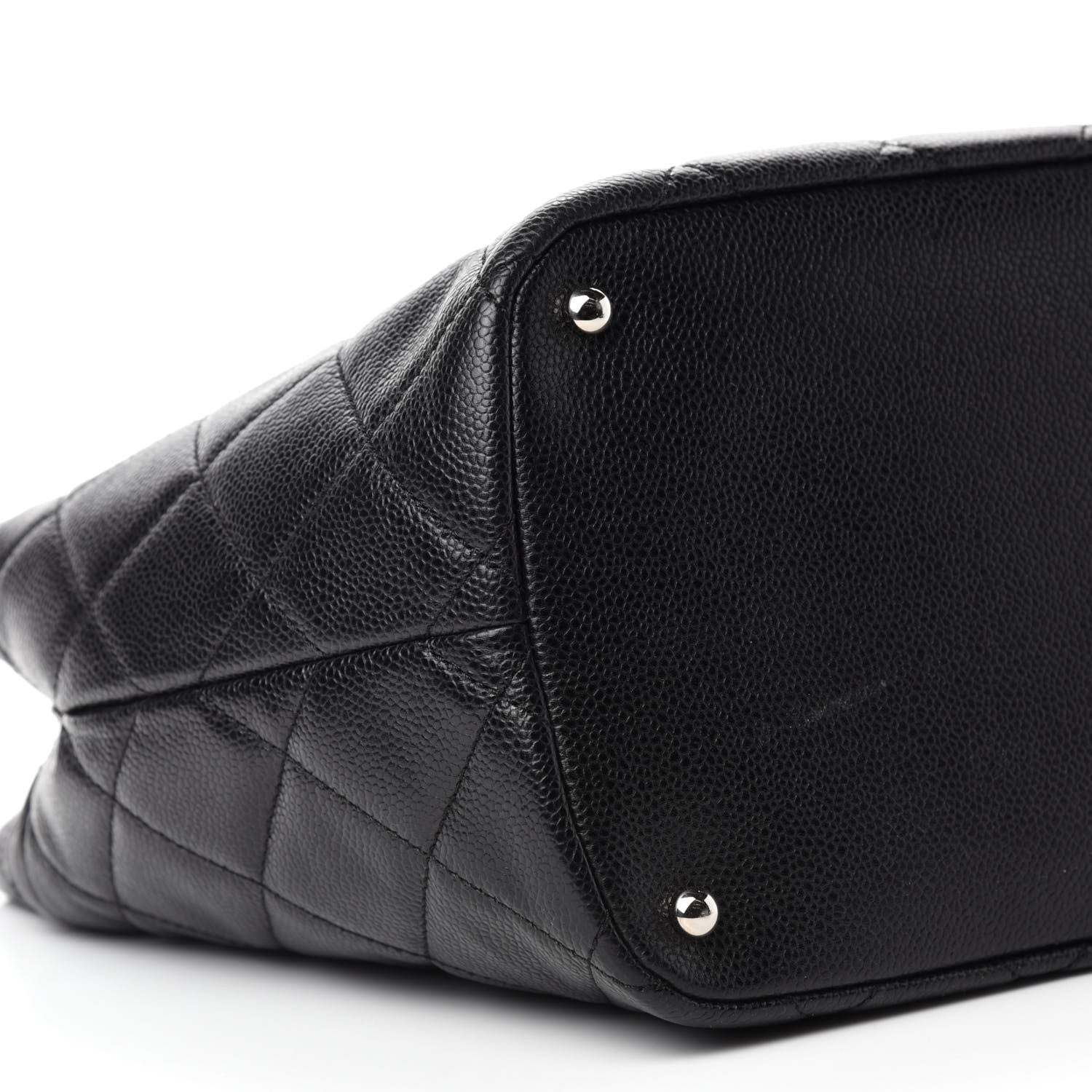 Chanel Caviar Quilted CC Timeless Soft Tote Black 6 of 11