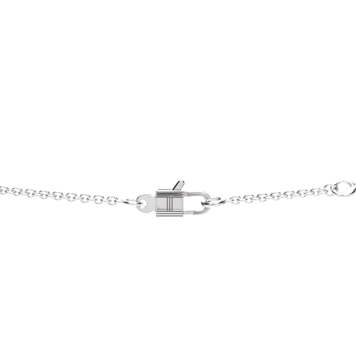 18K White Gold Diamond Constance Amulettes Pendant Necklace
