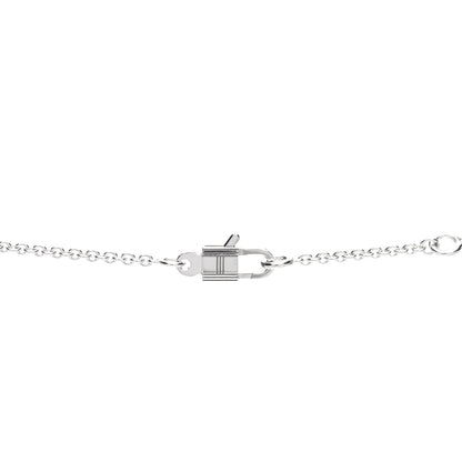 Hermes 18K White Gold Diamond Constance Amulettes Pendant Necklace 4 of 5