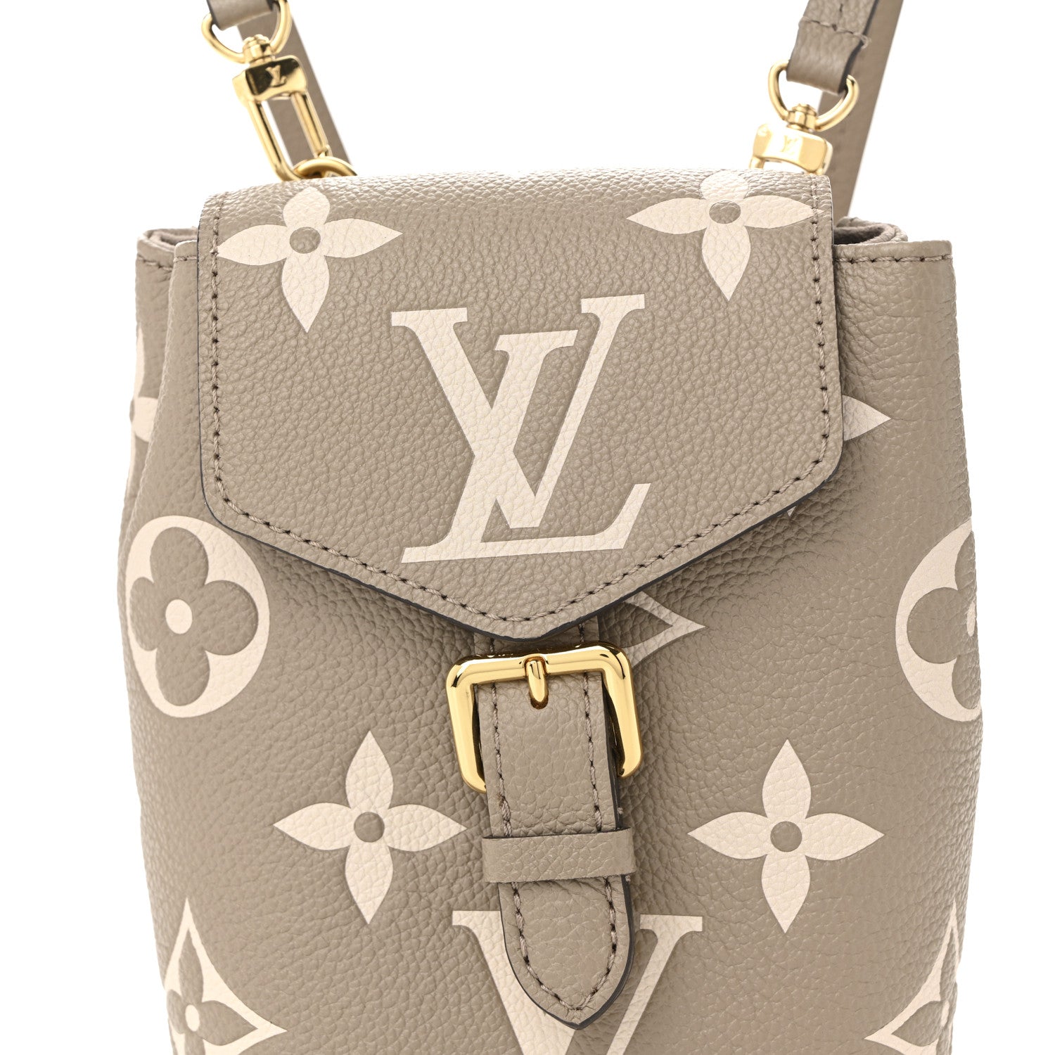 Louis Vuitton Empreinte Monogram Giant Tiny Backpack Tourterelle Cream 1770676 – FASHIONPHILE