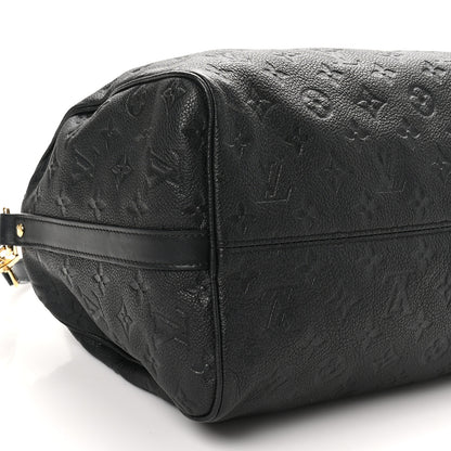 Louis Vuitton Empreinte Monogram Speedy Soft 30 Black 8 of 10