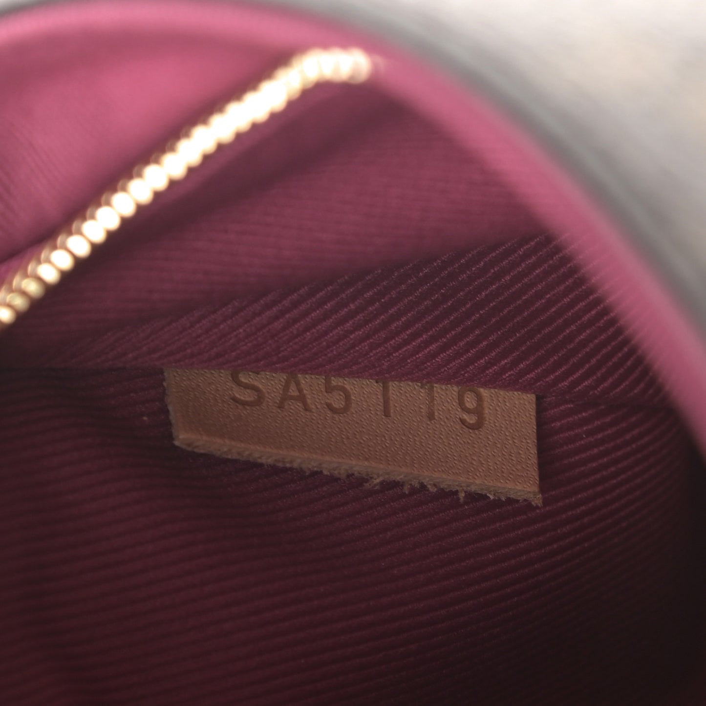Monogram Cluny BB Bordeaux Fuchsia