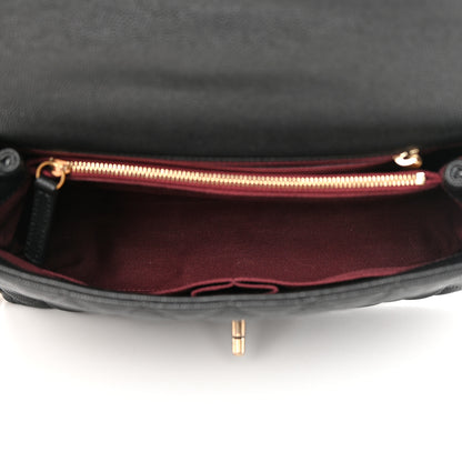 Chanel Caviar Quilted Small Coco Handle Flap Black 5 of 11