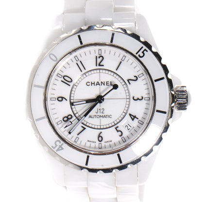 Chanel Stainless Steel Ceramic 38mm J12 Automatic Watch White 1 of 5
