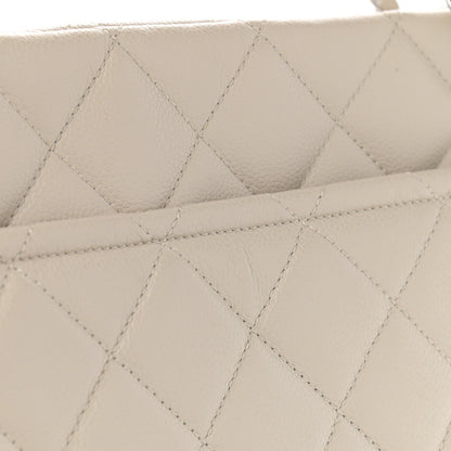Chanel Caviar Quilted Timeless CC Soft Tote Off White 15 of 16