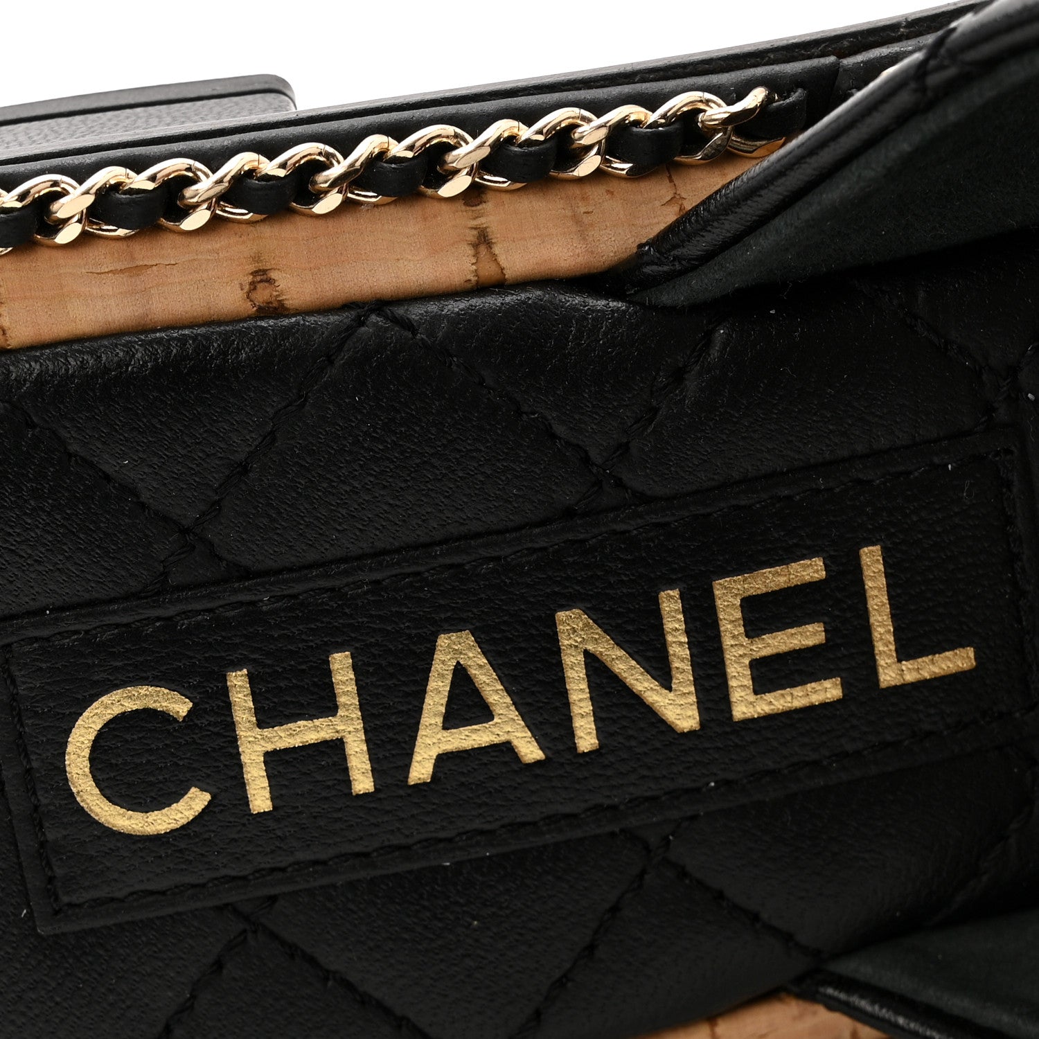 Chanel Shiny Lambskin Quilted Chain CC Sandals 40 Black 7 of 10