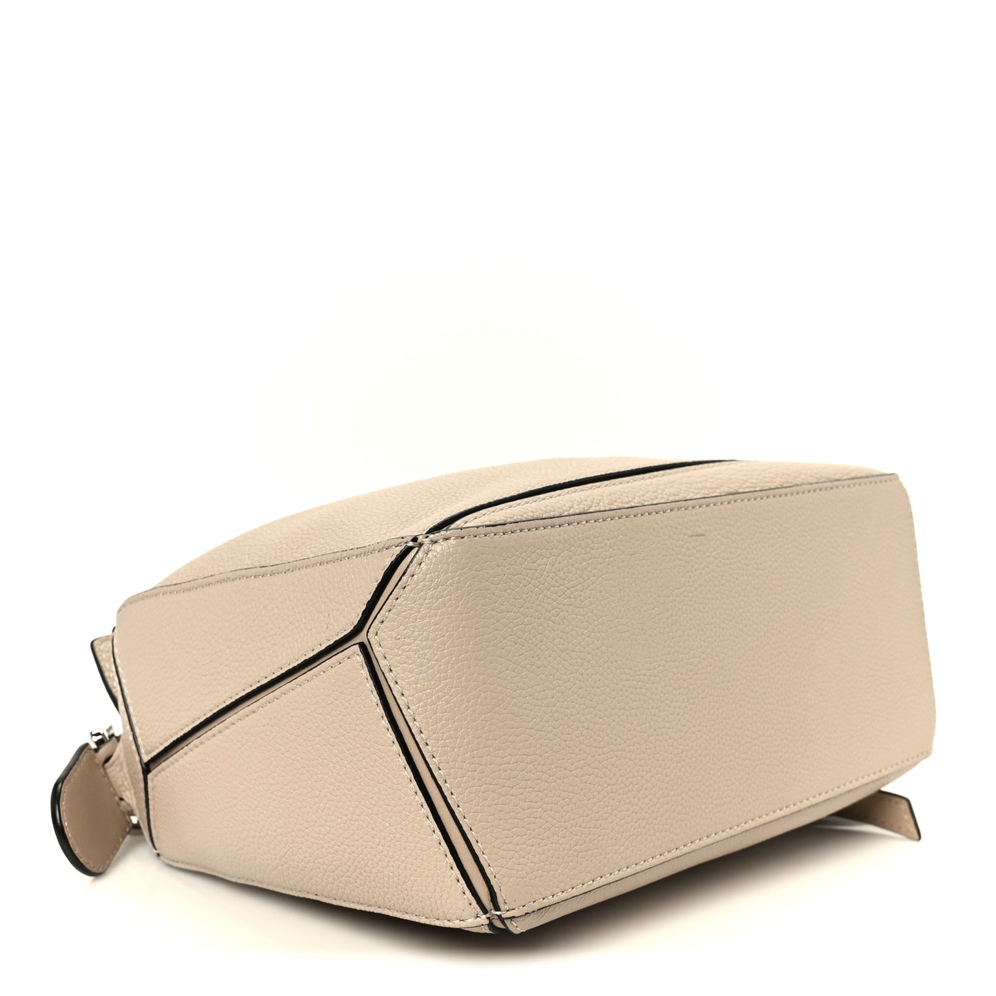 Calfskin Small Puzzle Bag Light Oat