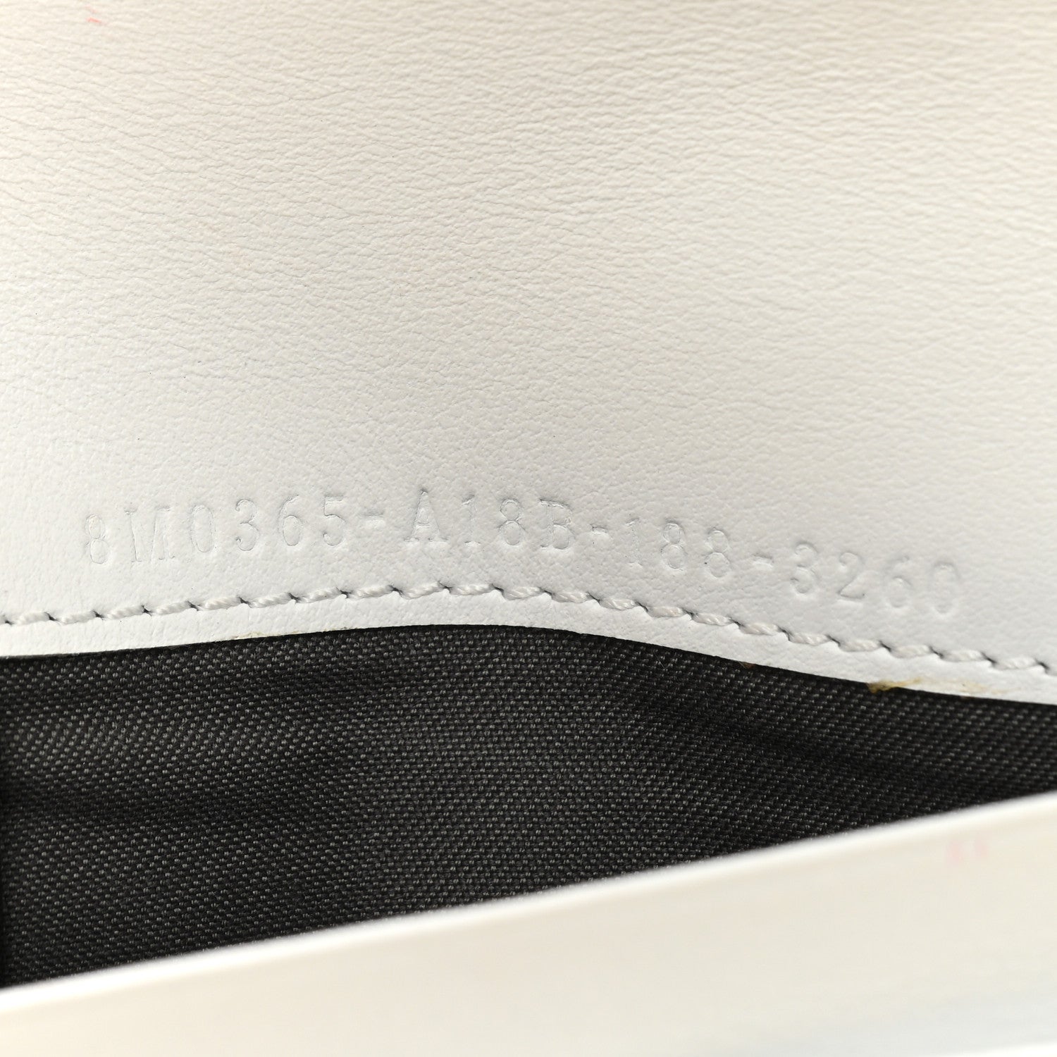 Fendi Vitello Cruise F is Fendi Continental Envelope Wallet on Chain Bianco 11 of 20