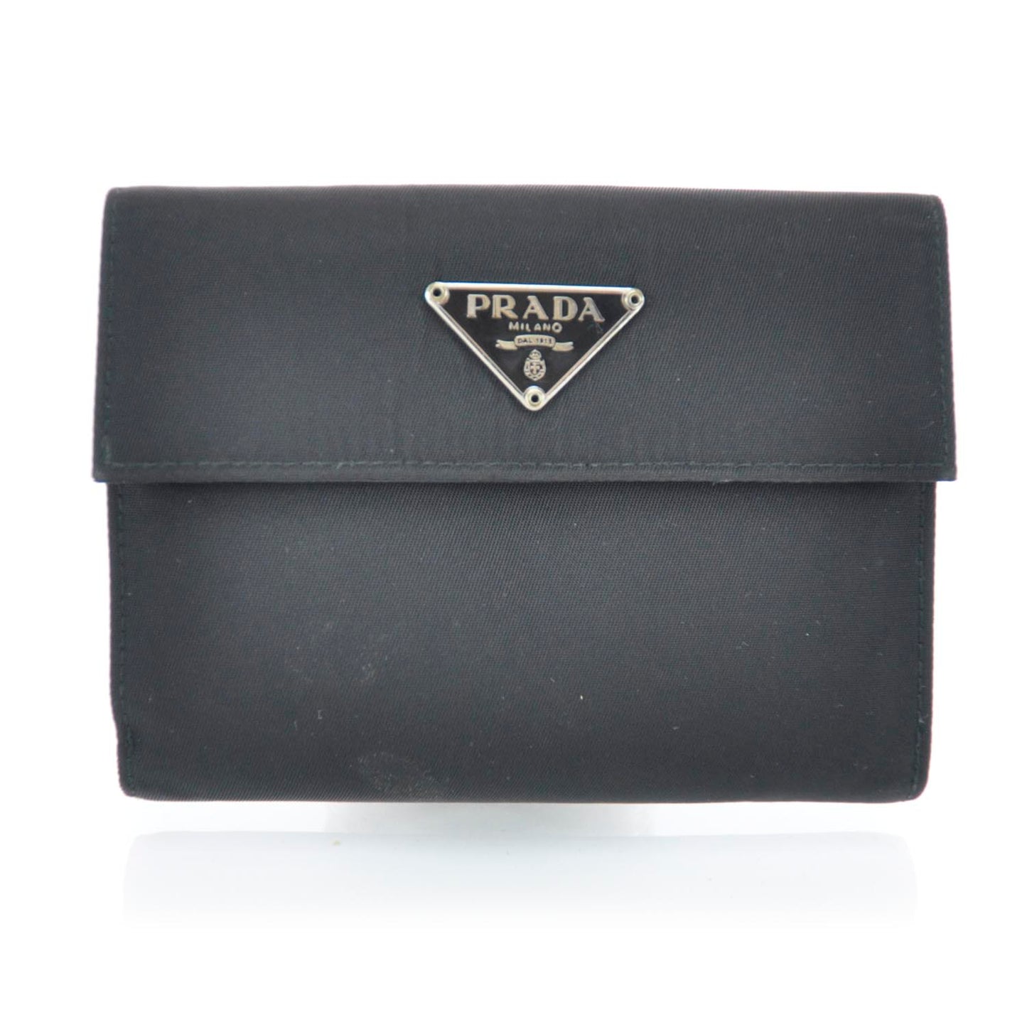 Tessuto Nylon Wallet Nero Black