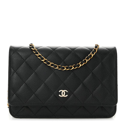 Chanel Caviar Quilted Wallet On Chain WOC Black 1 of 13
