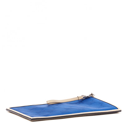 Gucci Econyl Nylon Monogram Off The Grid Zip Pouch Orient Blue New Plaster 3 of 7