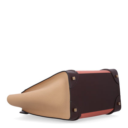 Celine Smooth Calfskin Bullhide Tri-Color Luggage Terracotta 4 of 12