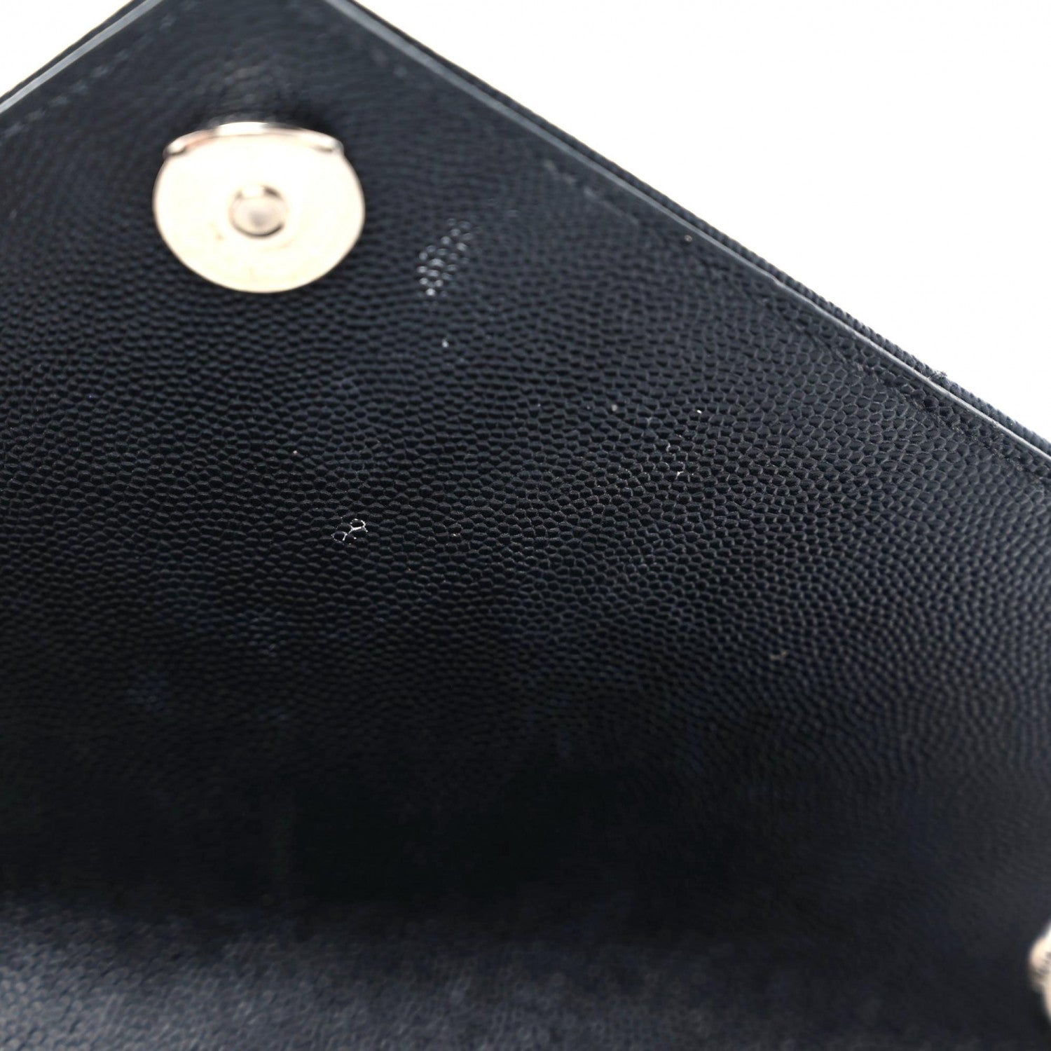 Saint Laurent Grain De Poudre Textured Mixed Matelasse Triquilt Medium Monogram Satchel Black 10 of 19