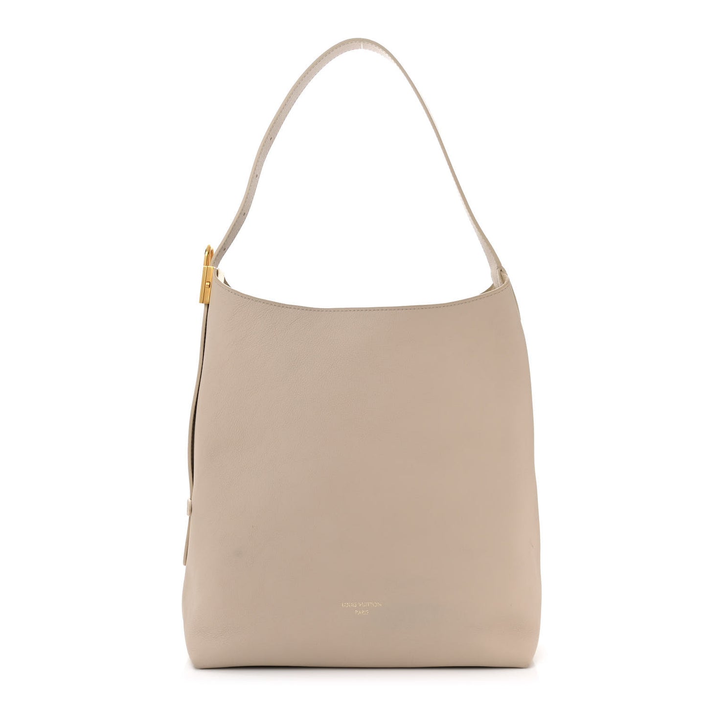 Grained Calfskin Low Key Hobo MM Limestone