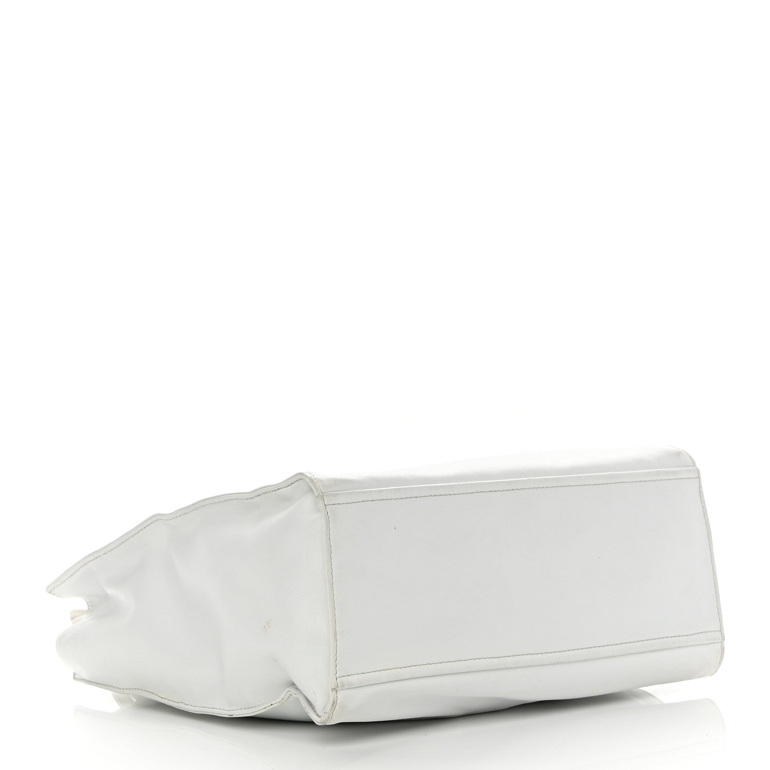 Prada Soft Calfskin Tote White 4 of 21