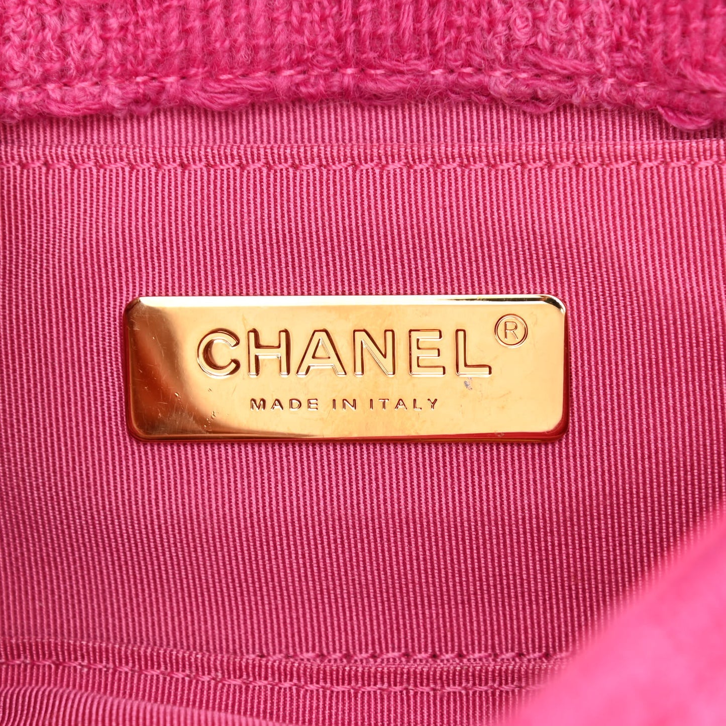Tweed Quilted Chanel 19 Waist Bag Pink