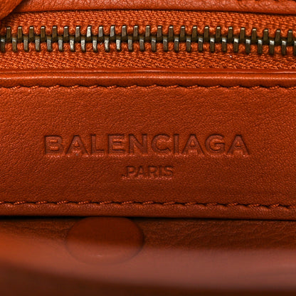 Balenciaga Veau Grana Perforated Blackout Hardware Mini City Marron Caramel 5 of 11