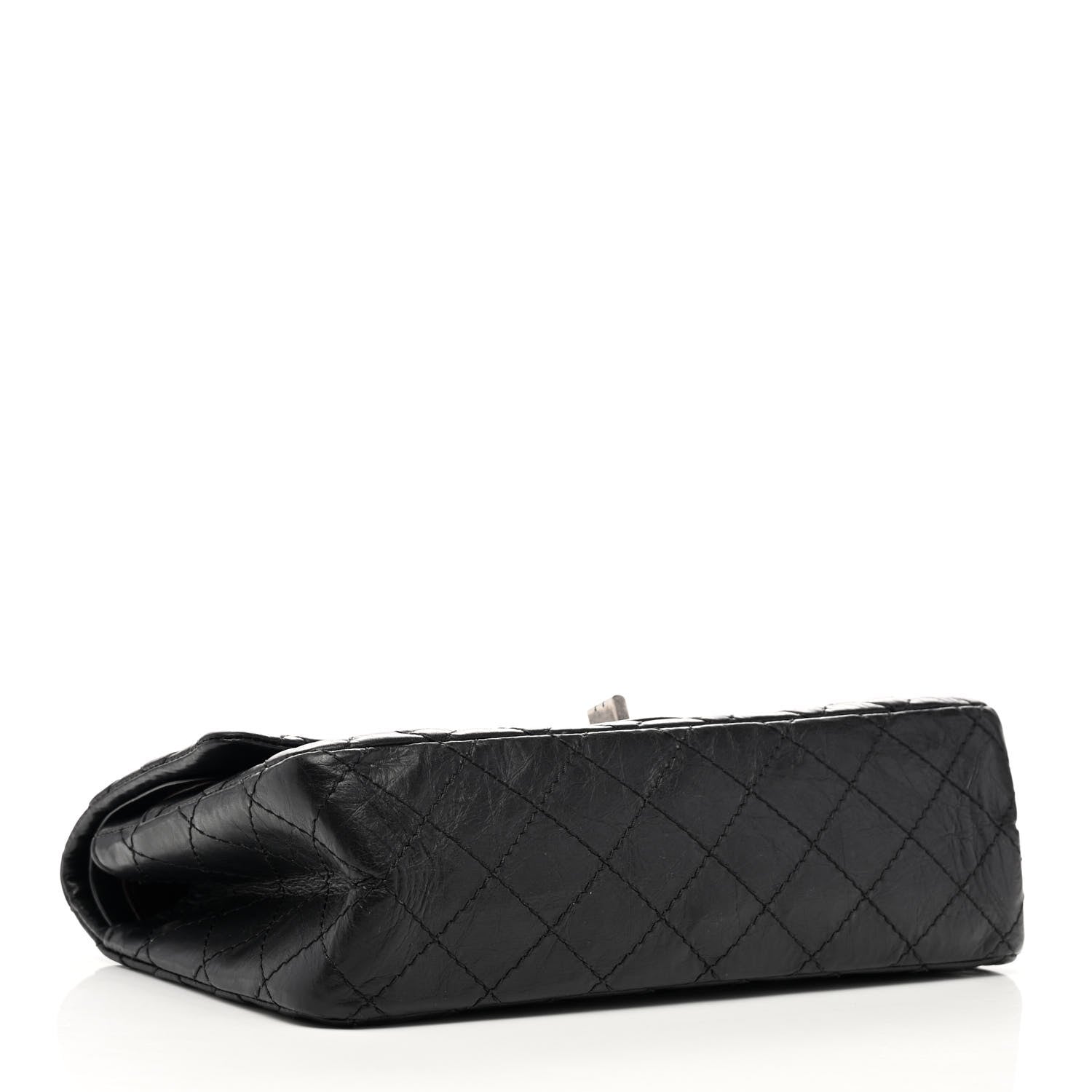 Chanel Aged Calfskin Quilted 2.55 Reissue 225 Flap Black 4 of 11