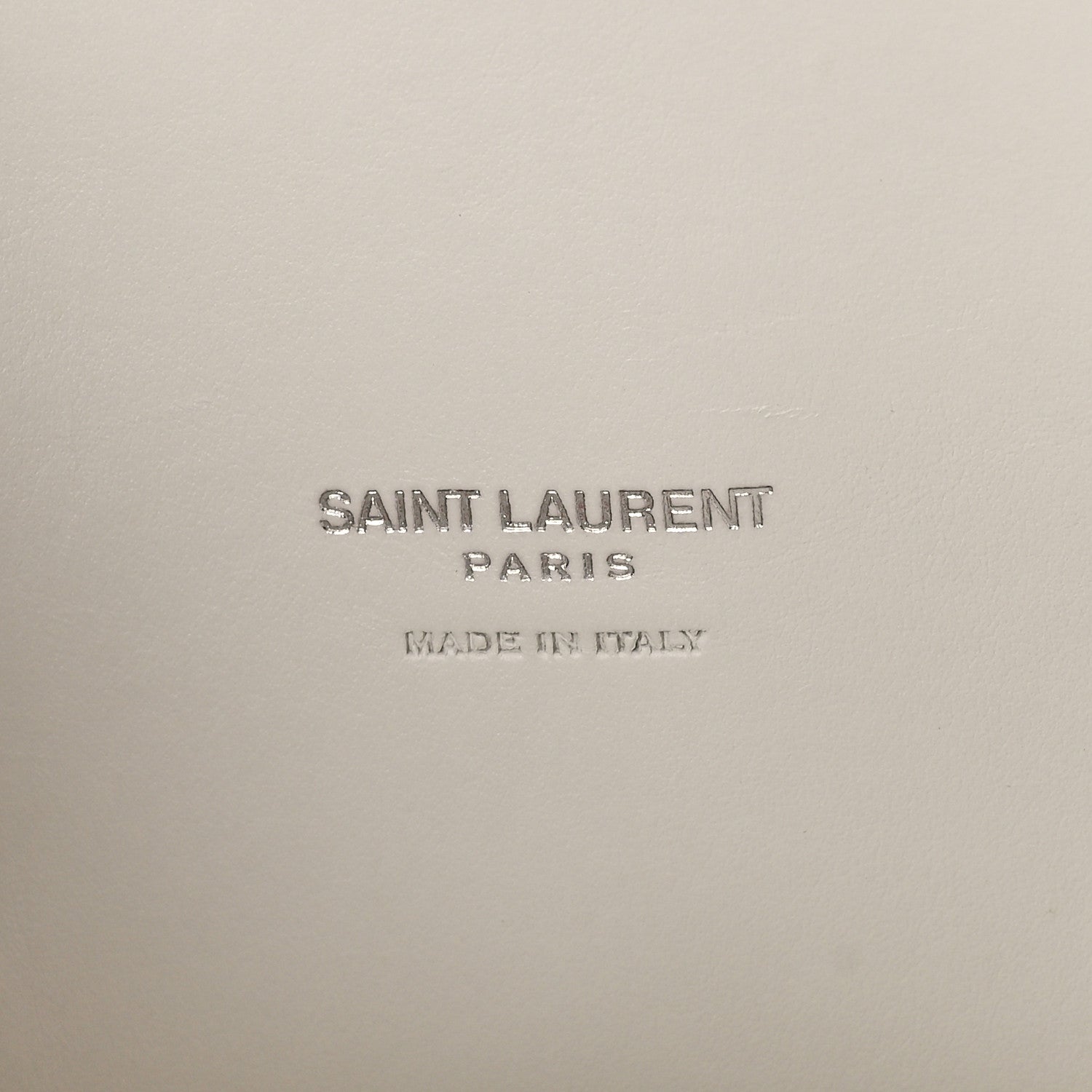 Saint Laurent Grained Calfskin Baby Sac De Jour White Black 7 of 9