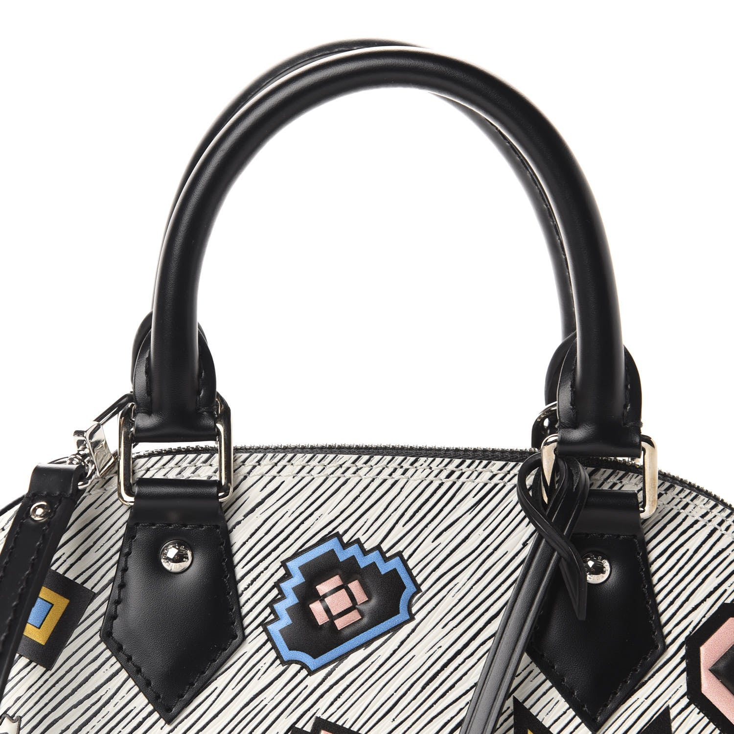 Louis Vuitton Epi Azteque Alma BB White 8 of 9