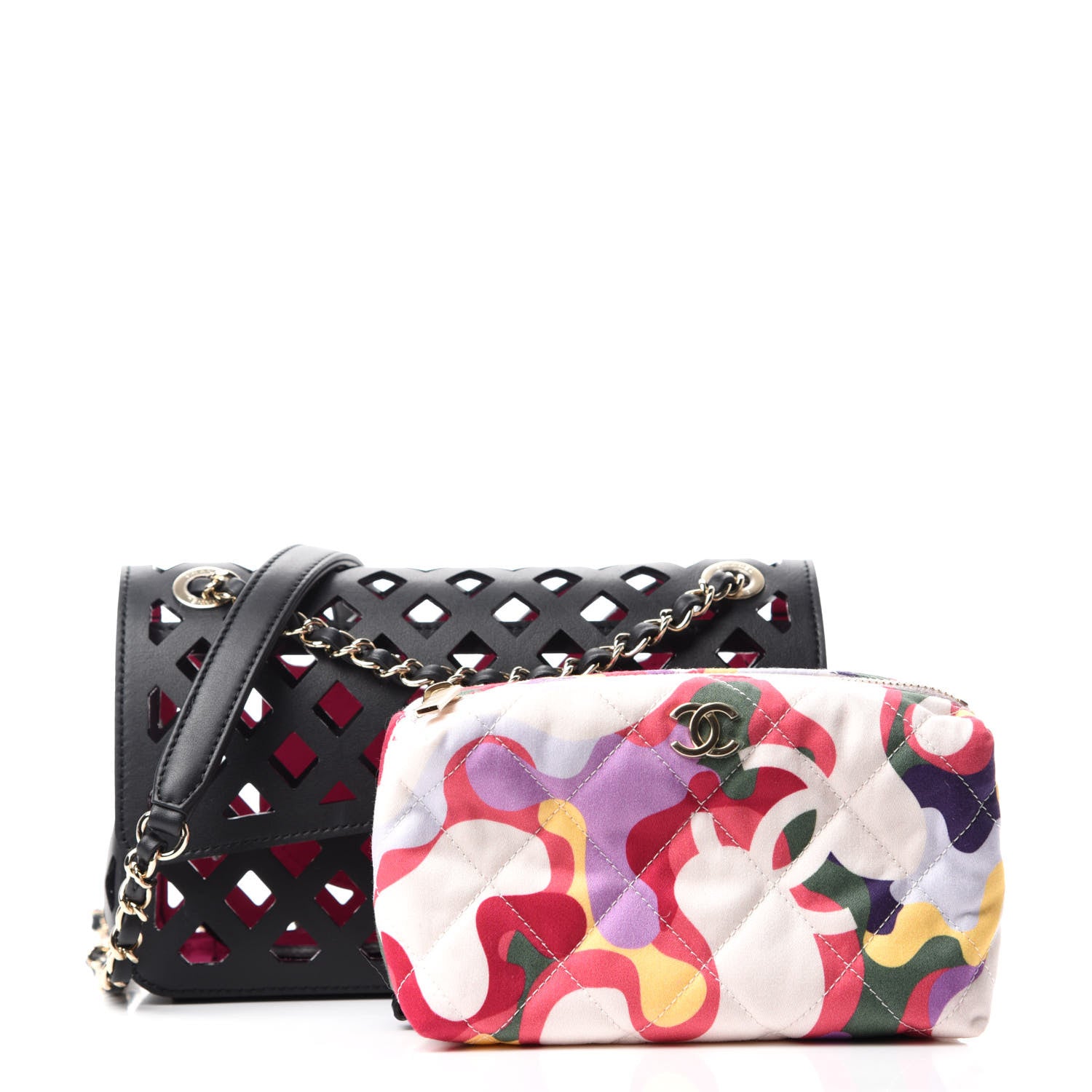 Chanel Lambskin Small Sea Through Flap Black 3 of 14