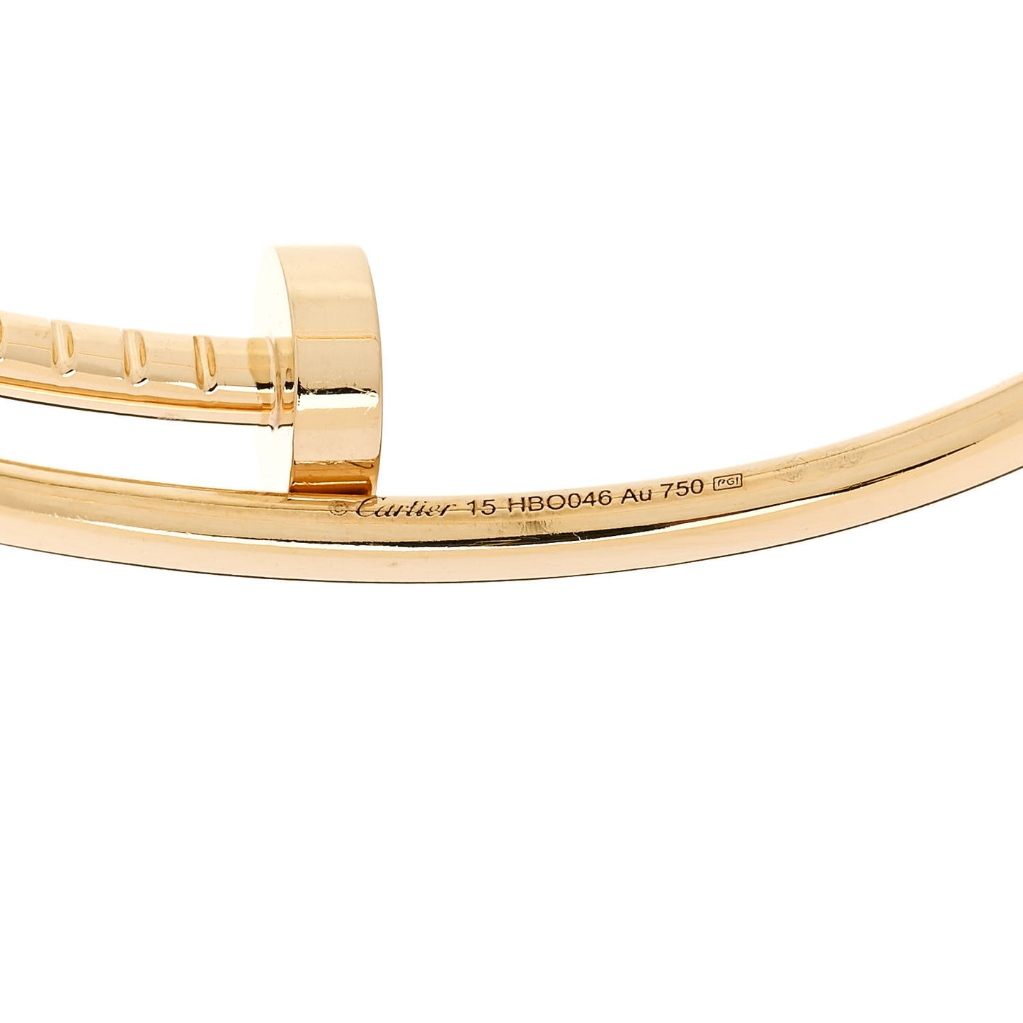 18K Yellow Gold Small Juste Un Clou Bracelet 15