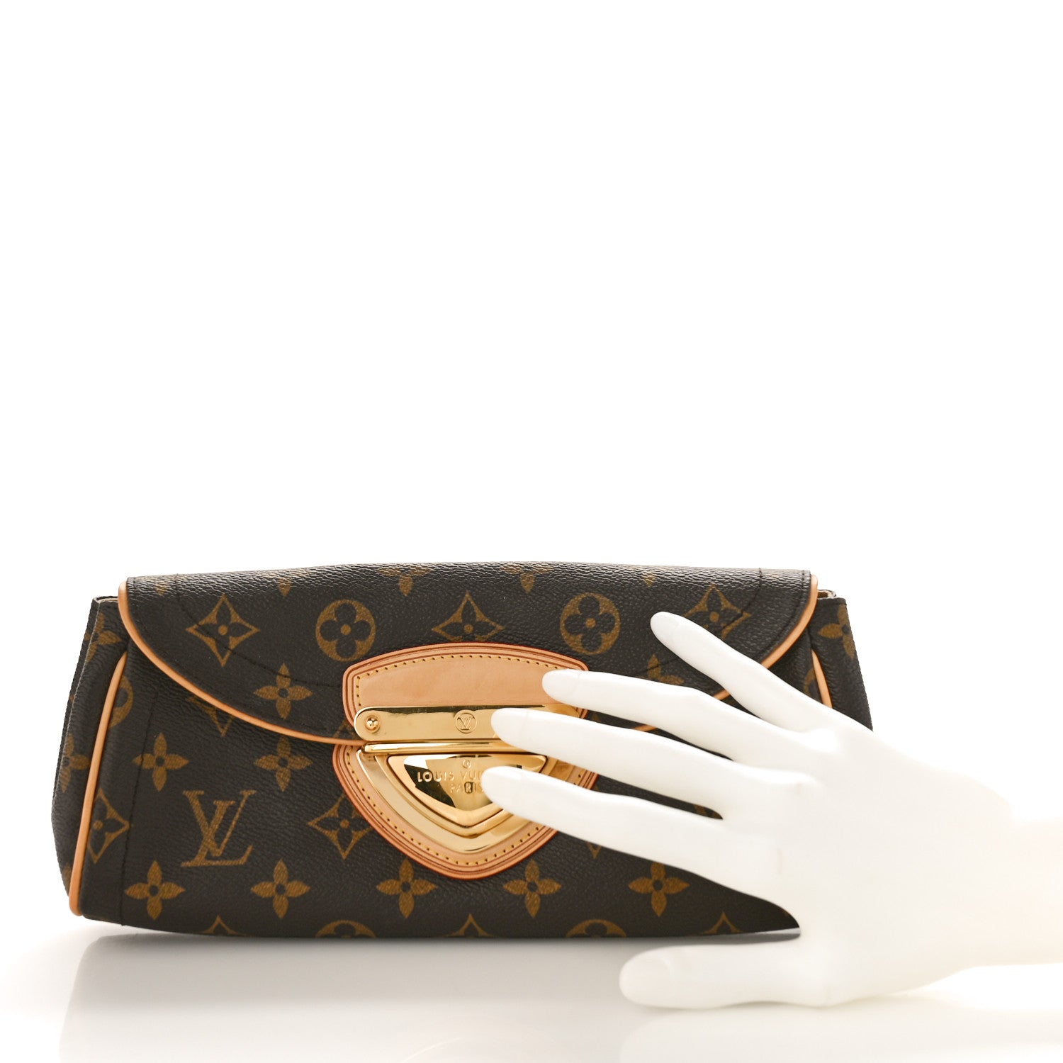 Louis Vuitton Monogram Beverly Clutch 2 of 9