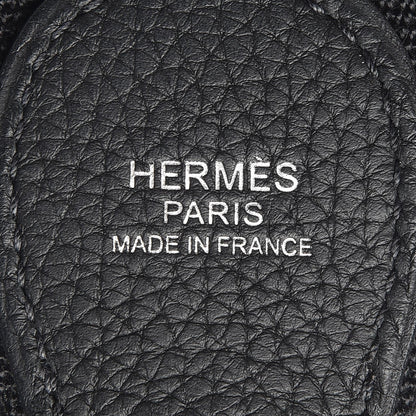 Hermes Taurillon Clemence Evelyne III PM Black 8 of 10