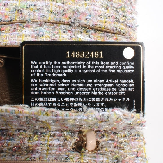 Tweed Garden Party 2.55 Reissue 225 Flap Pastel