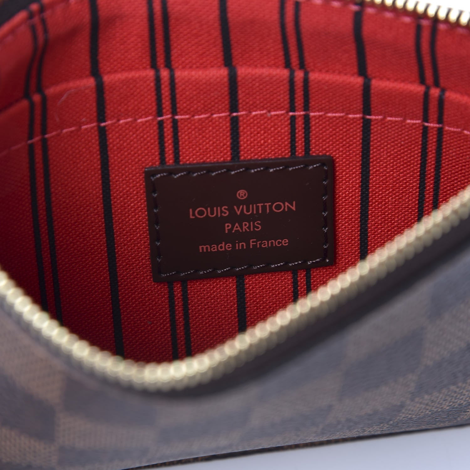 Louis Vuitton Damier Ebene Neverfull PM Pochette 7 of 8