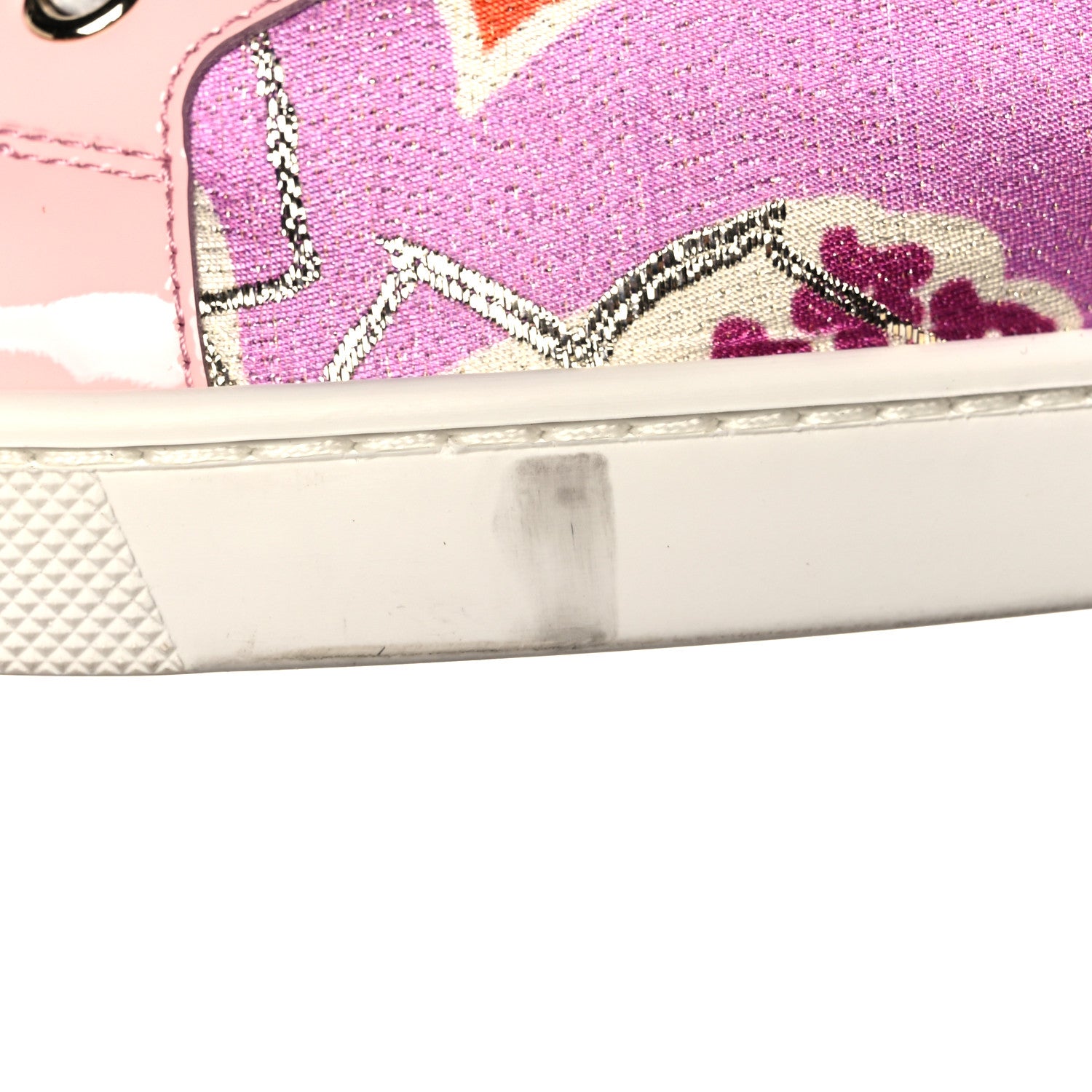 Christian Louboutin Patent Tissu Kyoto Flamingirl Flats 39.5 Multicolor 8 of 10