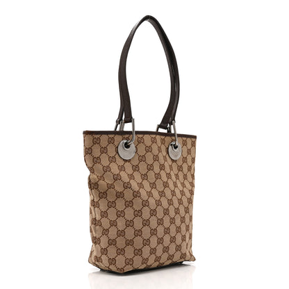 Gucci Monogram Small Eclipse Tote Brown 3 of 11