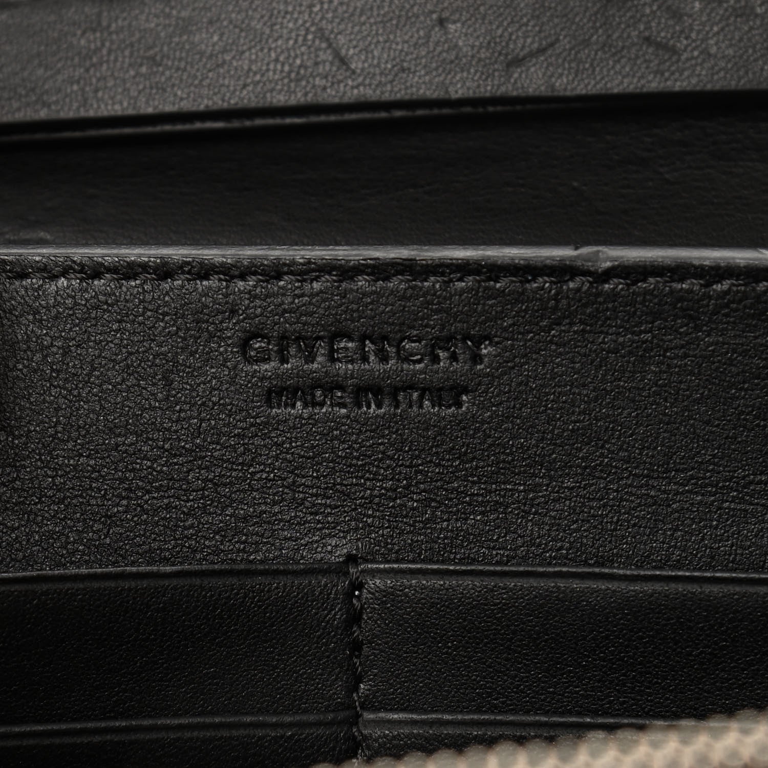 Givenchy Calfskin Shark Lock Chain Wallet Black 6 of 10