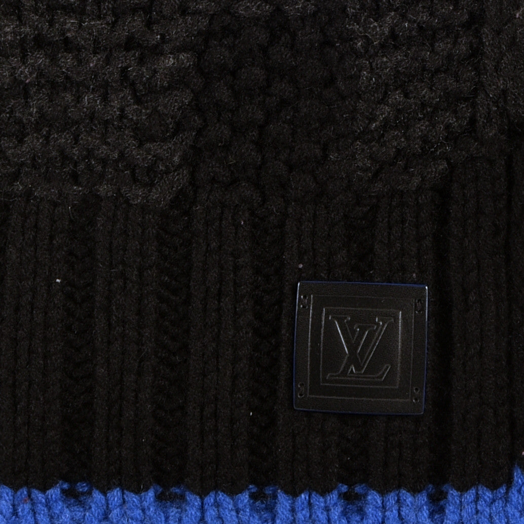 Cashmere Damier Helsinki Scarf Black