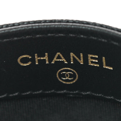 Chanel Caviar Quilted Vintage Mademoiselle Card Holder Black 6 of 12